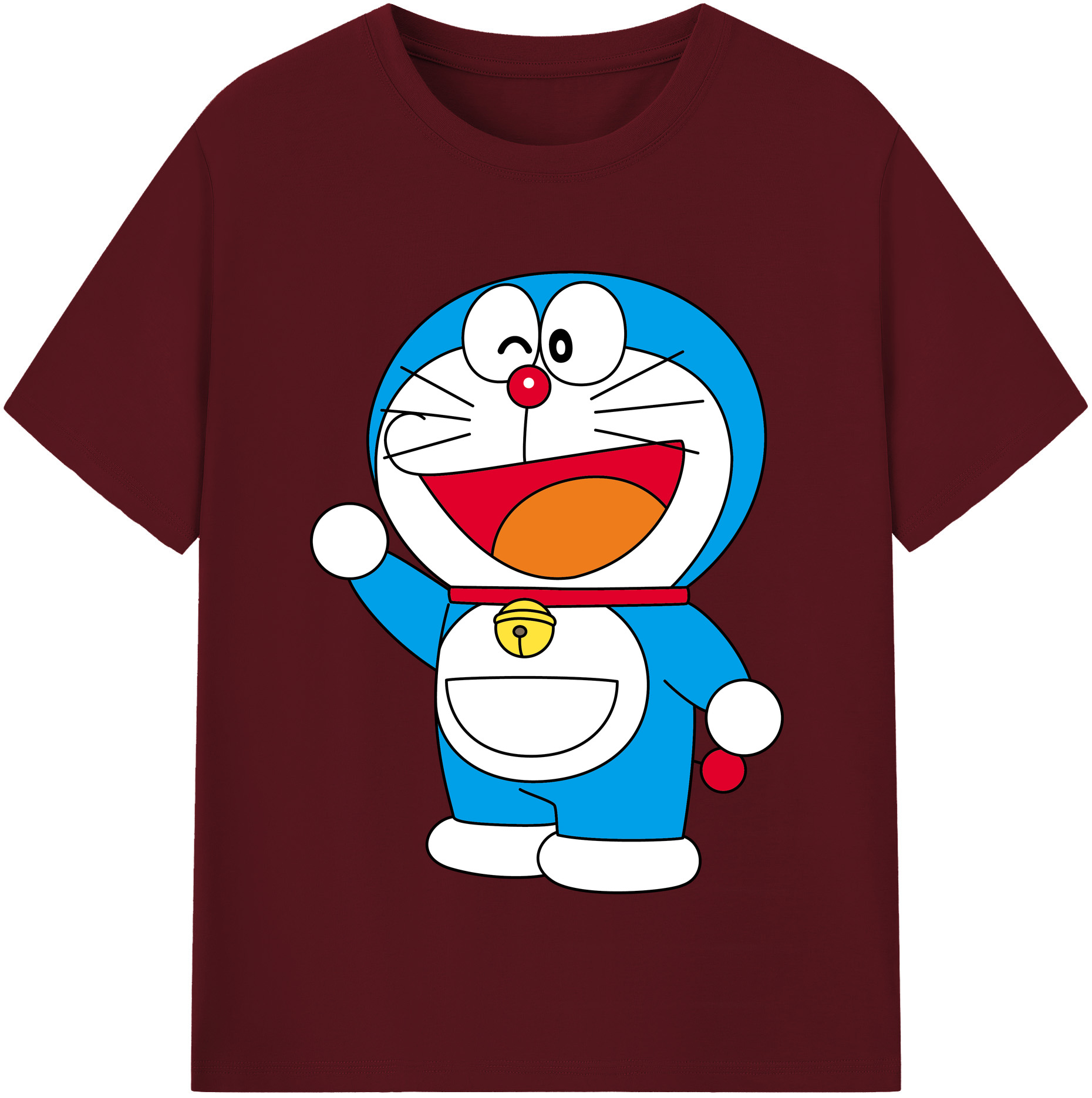 （画像用） ドラえもん Doraemon 綿100％半袖Tシャツ（フロントプリント）